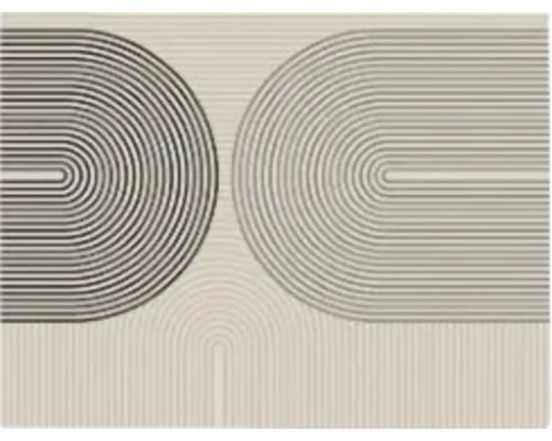 Ambiance regenboog beige vuilvangmat 50x70 cm