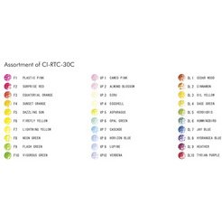Crayons de couleur 'IROJITEN' - Seascape, set de 30