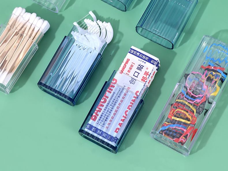 Eranso - Transparante plastic kleine opbergkoffer