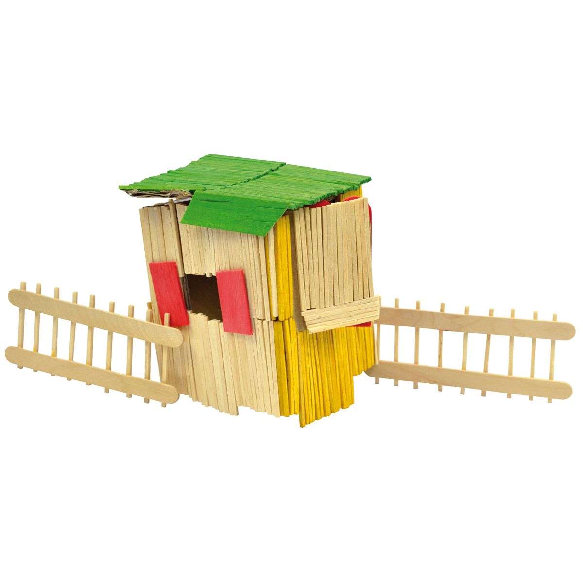 EDUPLAY Bastelhölzchen natur