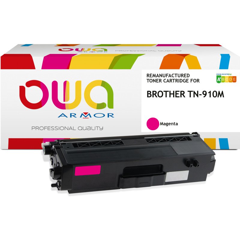 Toner remanufacturé OWA - standard - Magenta - pour BROTHER TN-910M, TN-469M