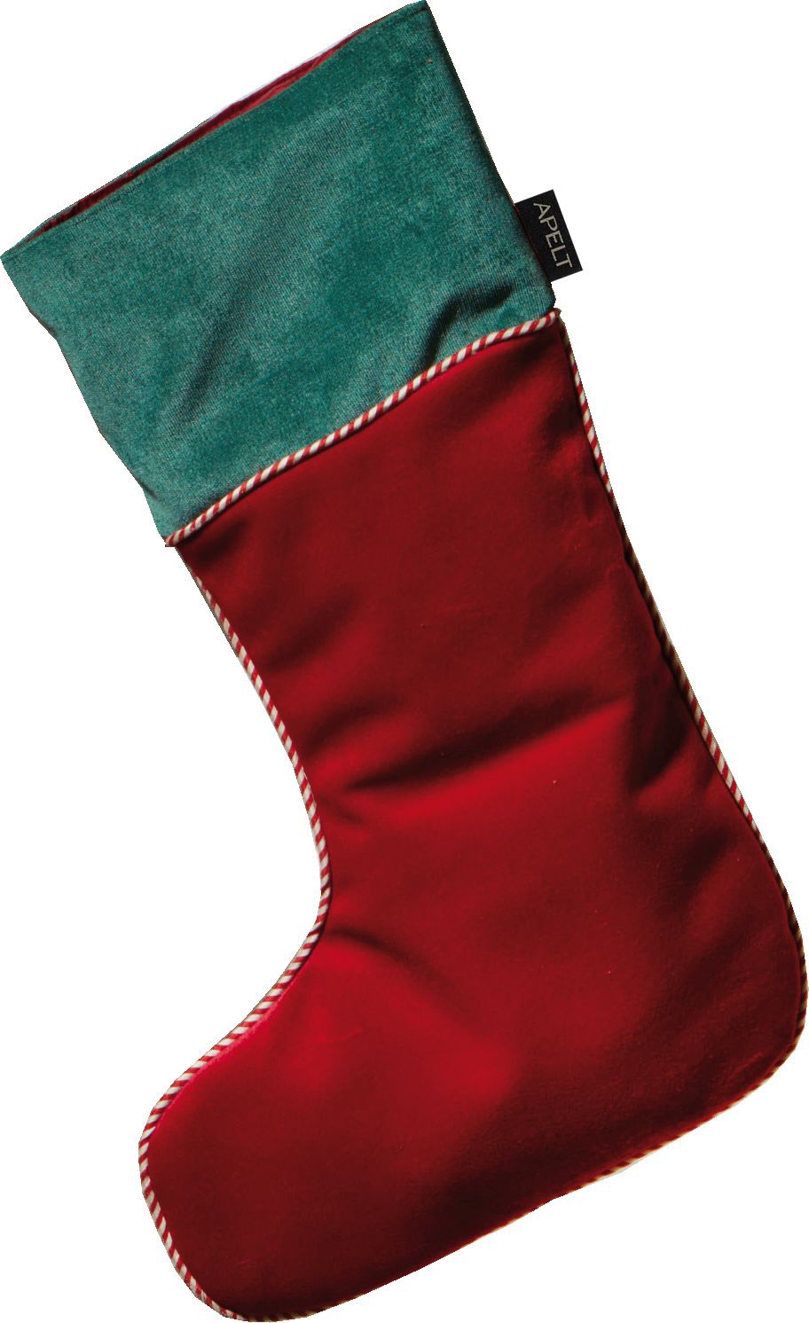 APELT Nikolausstiefel »3609 Winterwelt, Samt« Weihnachtsstrumpf