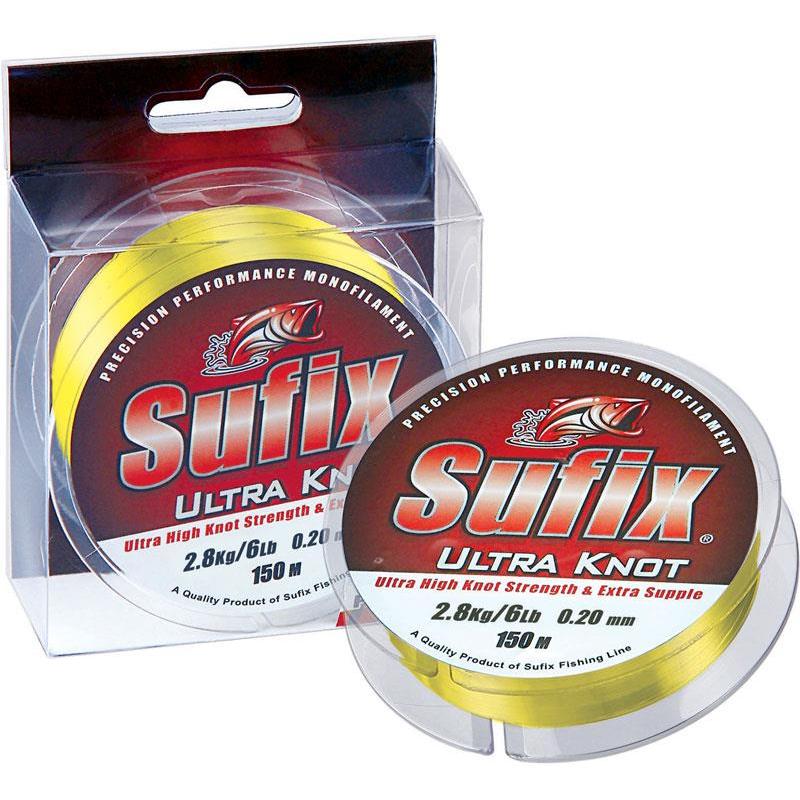 Nylon Sufix Ultra Knot Jaune Opaque 150M