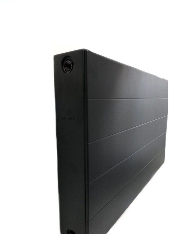 ECA - Paneelradiator Compact 8 - Mat Zwart - 60x60 cm - 1314 Watt