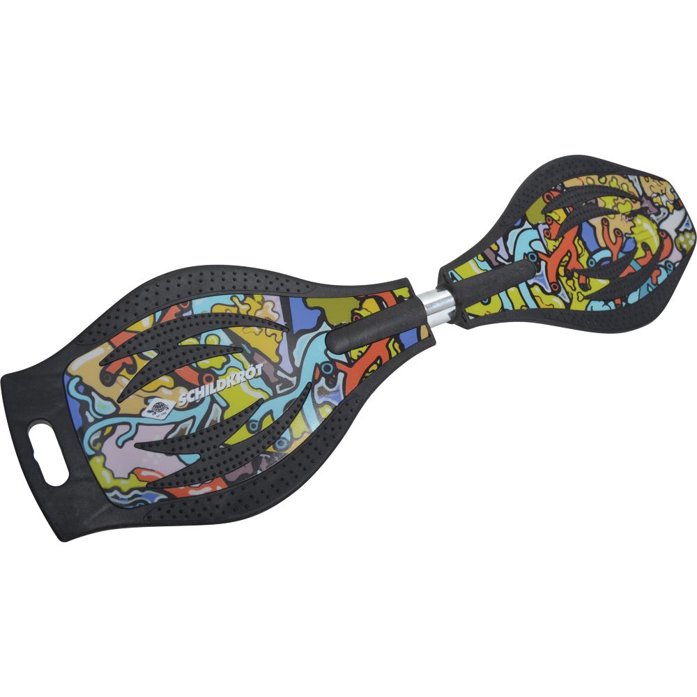 Schildkröt Fun Sports Good Vibes Graffiti Waveboard schwarz