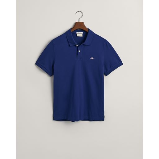GANT Shield Piqué Polo T-shirt, Rich Navy, XXL