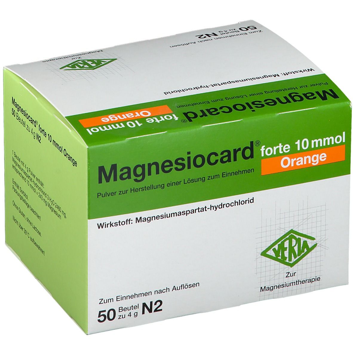 Magnesiocard forte 10mmol Orange Pulver
