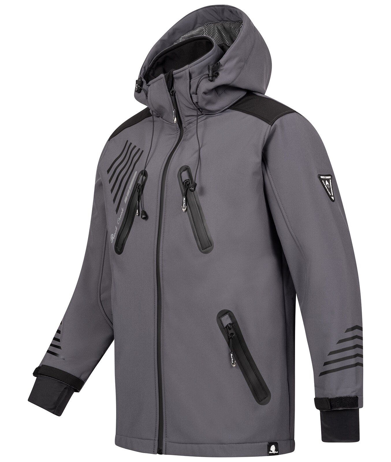 Rock Creek Jacke Softshelljacke Regular Fit