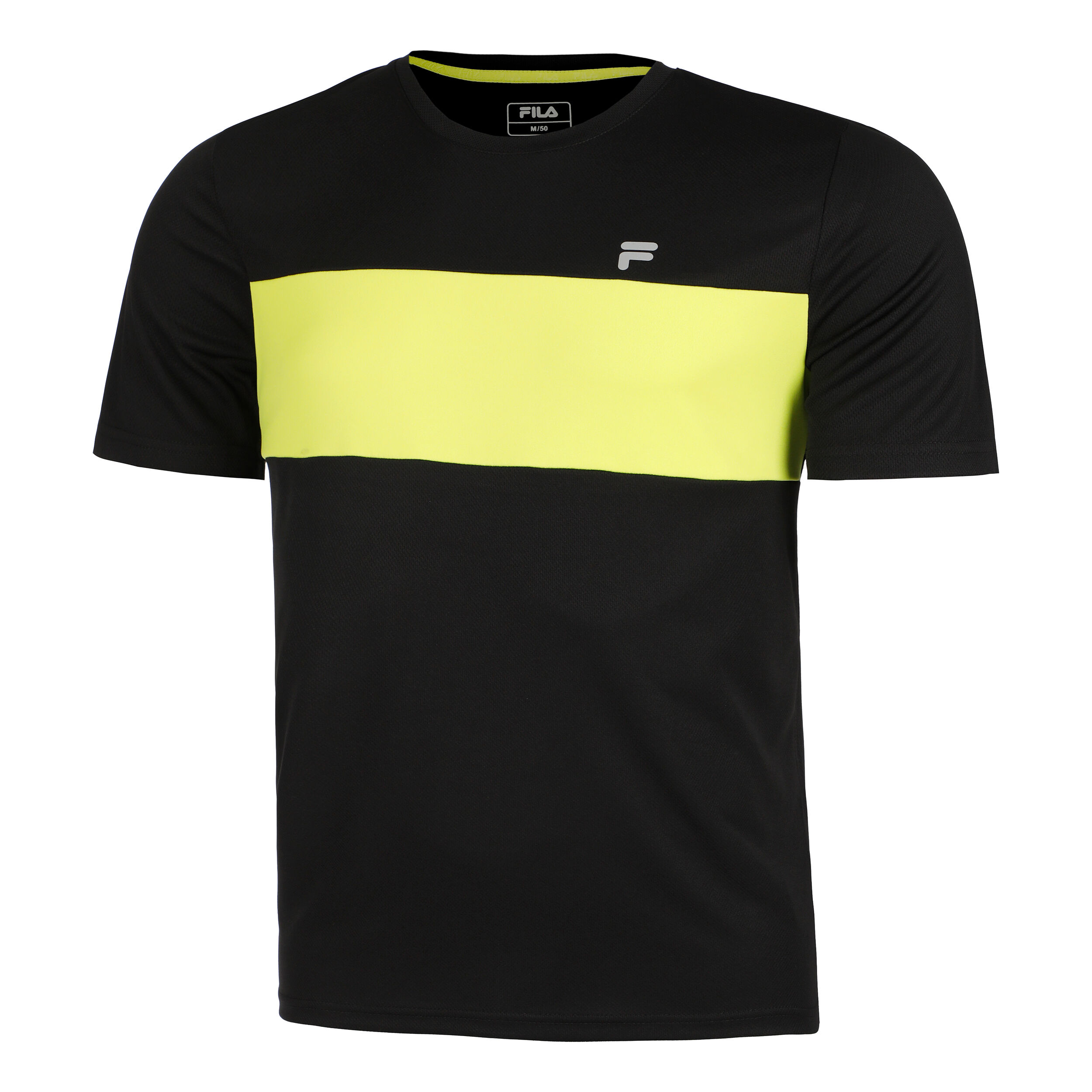Fila Bosse T-shirt Hommes - Noir , Turquoise