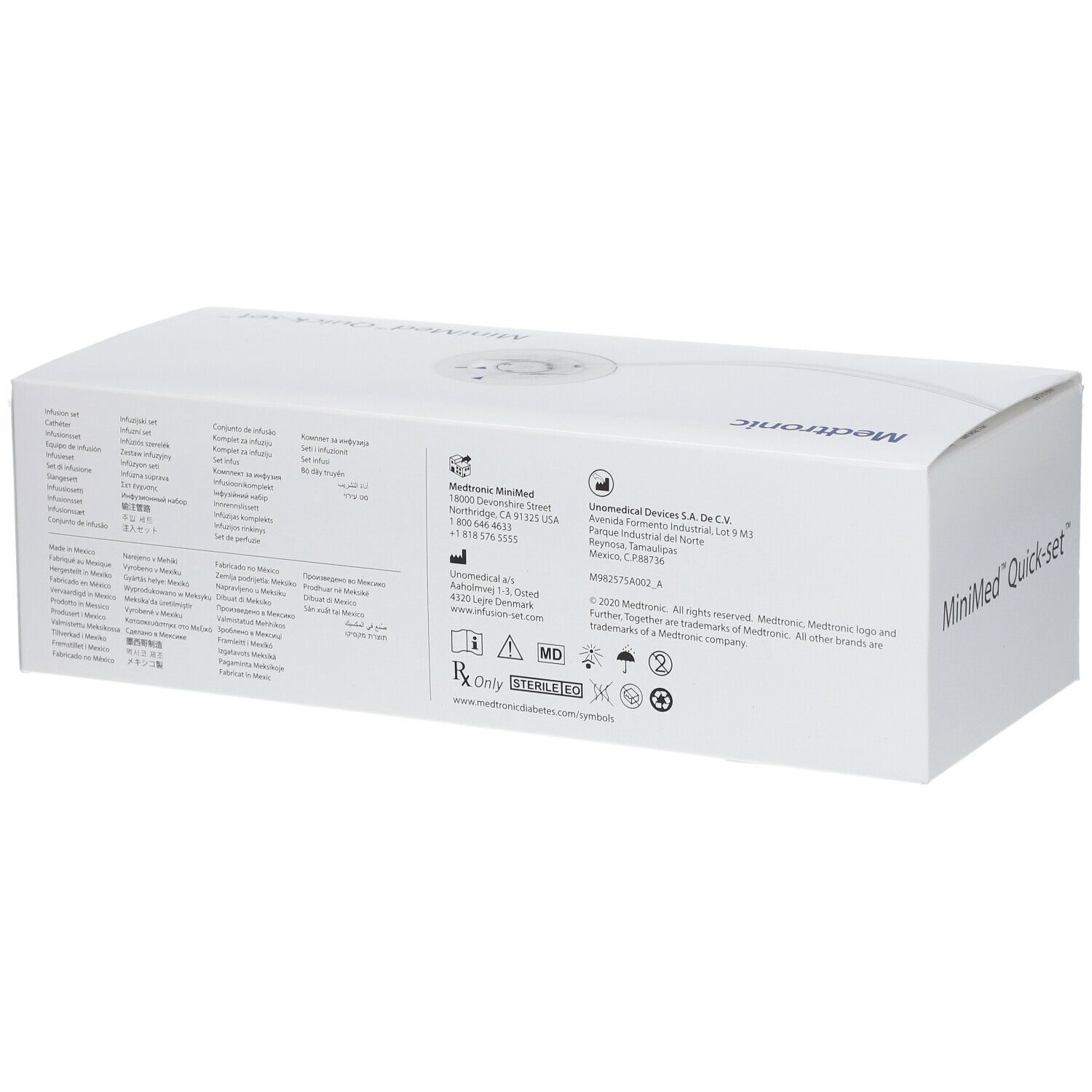 MiniMed Quick-set® Infusionsset 9 mm Kanüle / 60 cm Schlauch