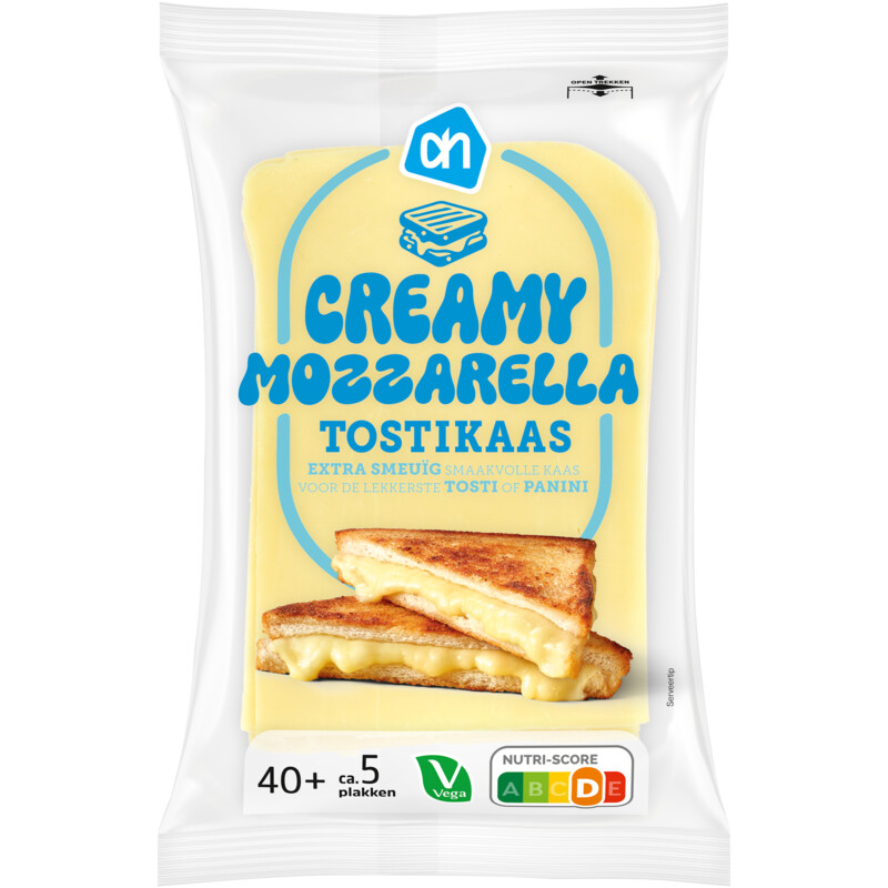 AH Mozzarella tostikaas 40+ plakken