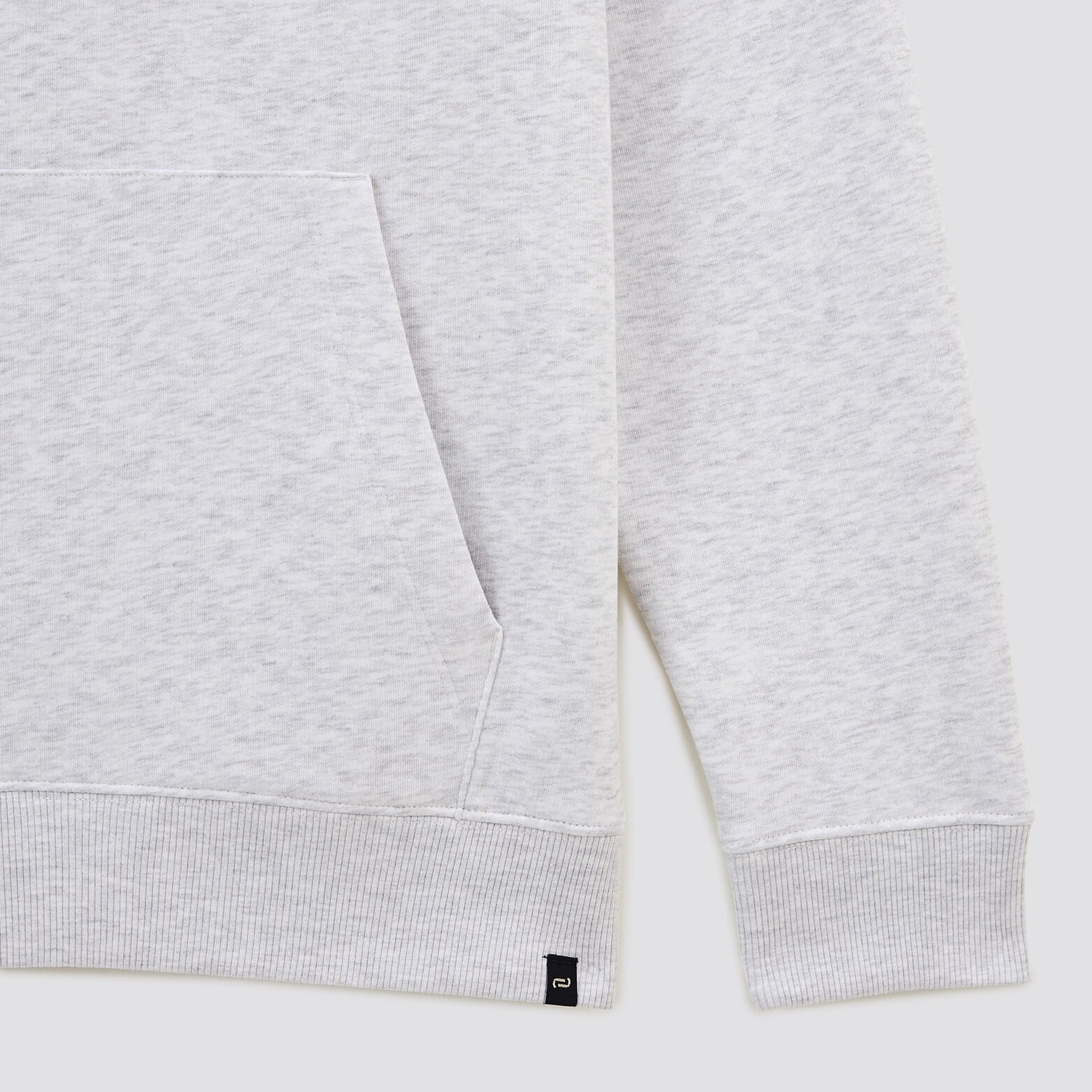 Sweat à capuche essentiel Gris clair