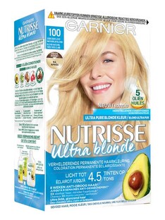 Garnier Nutrisse Ultra Blonde Permanente Haarverf 100 Extra Licht Blond 1ST