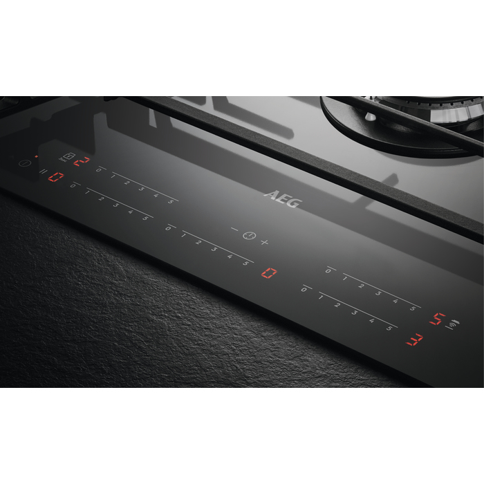 AEG HVB95450IB Glazen gaskookplaat 5 zones