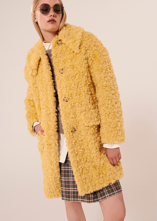 Manteau Maeljaune en fausse fourrure