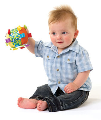 PlayGro Aktivitetsleke Myk Ball Med Speil