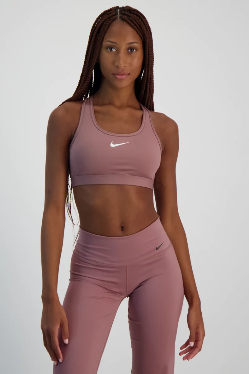 Nike Swoosh Padded Medium Damen Sport-BH