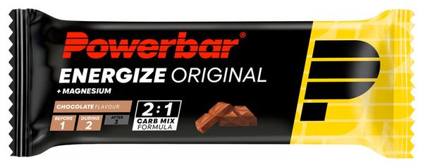 Barres énergétiques PowerBar Energize Original Chocolat / Cookie / Banane / Baies - 4x55g (3 1 offerte)
