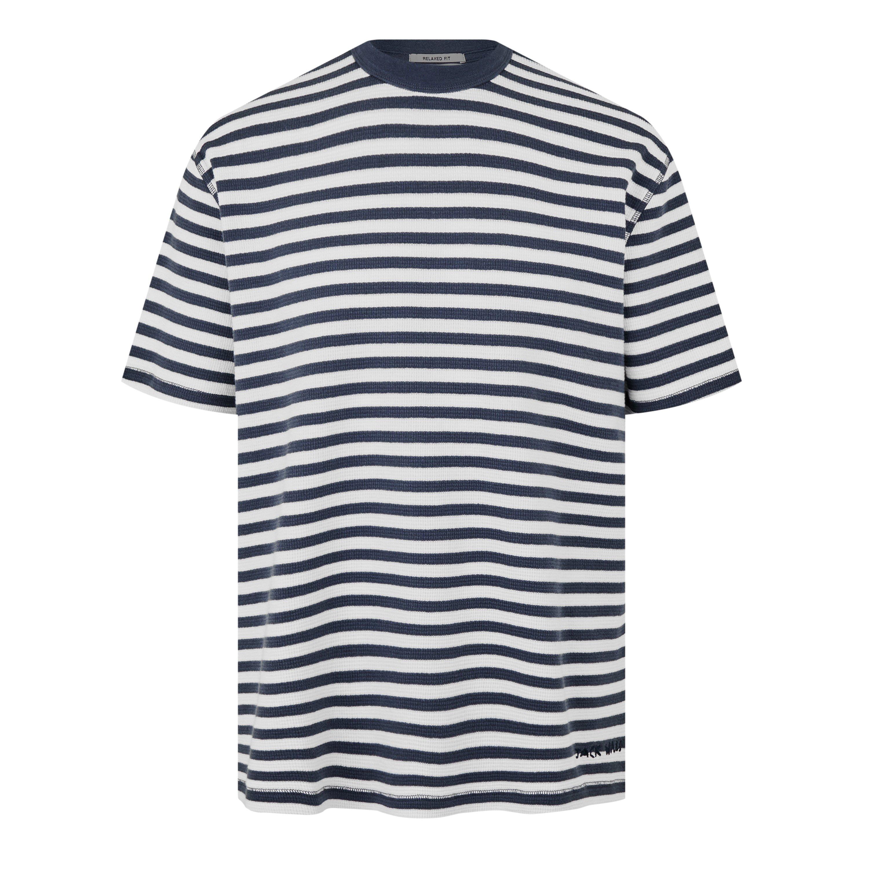 Jack Wills JW Waffle Stripe T Shirt