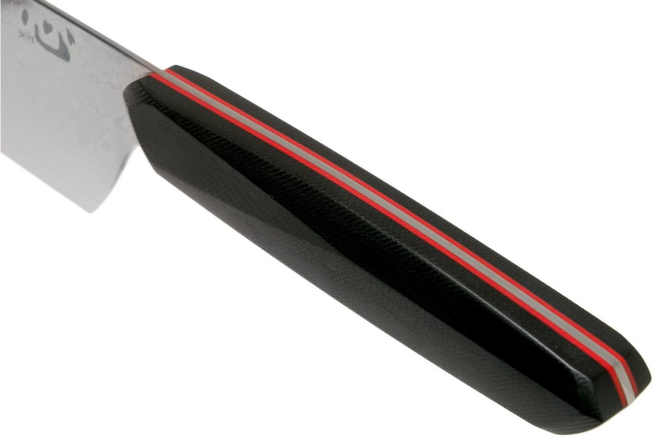 Xin Cutlery XinCore XC126 Black G10, Red Liners, Damascus, koksmes 21,5 cm