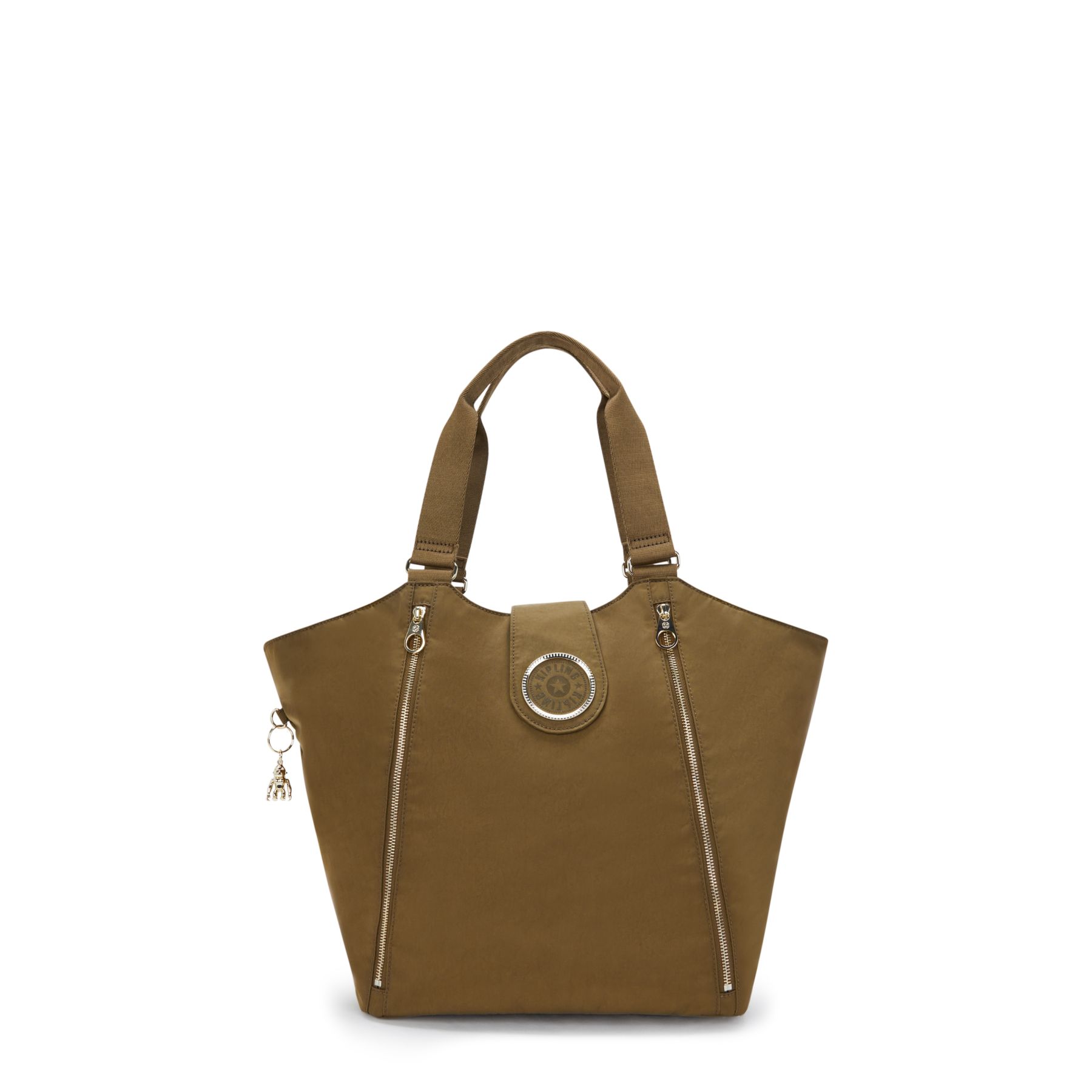 RECICELY Fourre-tout de taille moyenne avec fermeture zippée et magnétique - Dry Laurel Spice