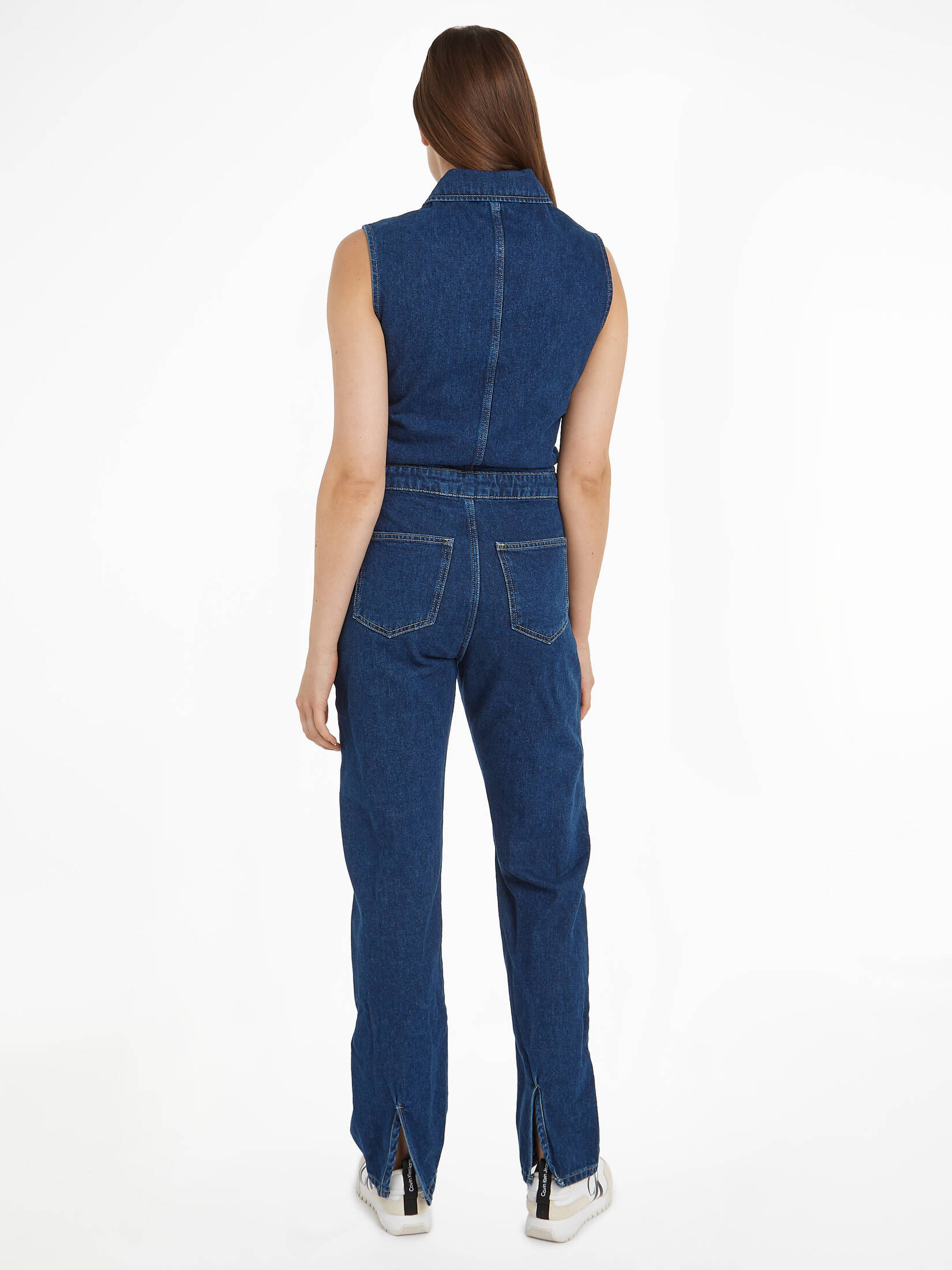 CALVIN KLEIN JEANS| Damen Jeansoverall ZIP THROUGH JUMPSUIT