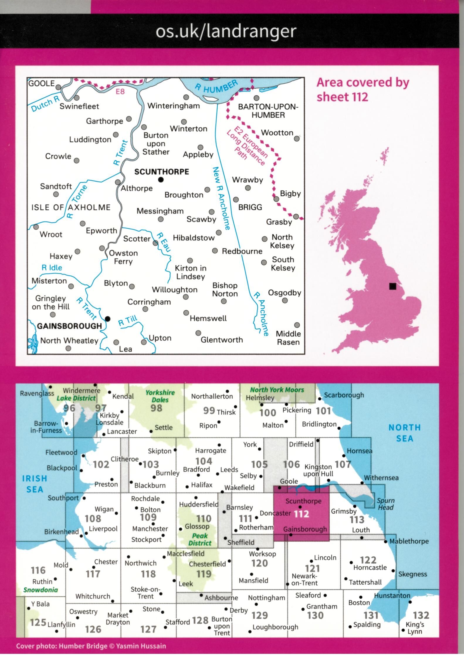 ORDNANCE SURVEY - 112 GB SCUNTHORPE 1 50 000