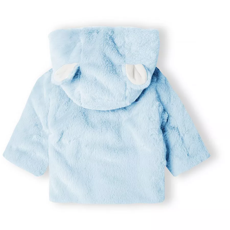 MINOTI Fellimitatjacke Blau
