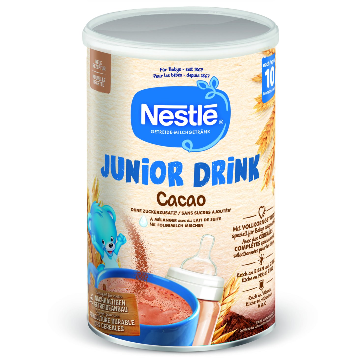 Nestlé Junior Drink Cacao 10+ Monate