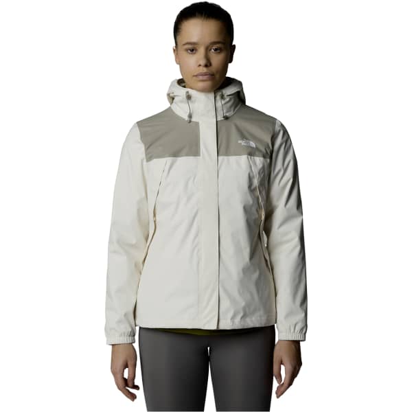 Veste randonnée THE NORTH FACE W ANTORA JACKET WHITE DUNE/CLAY GREY