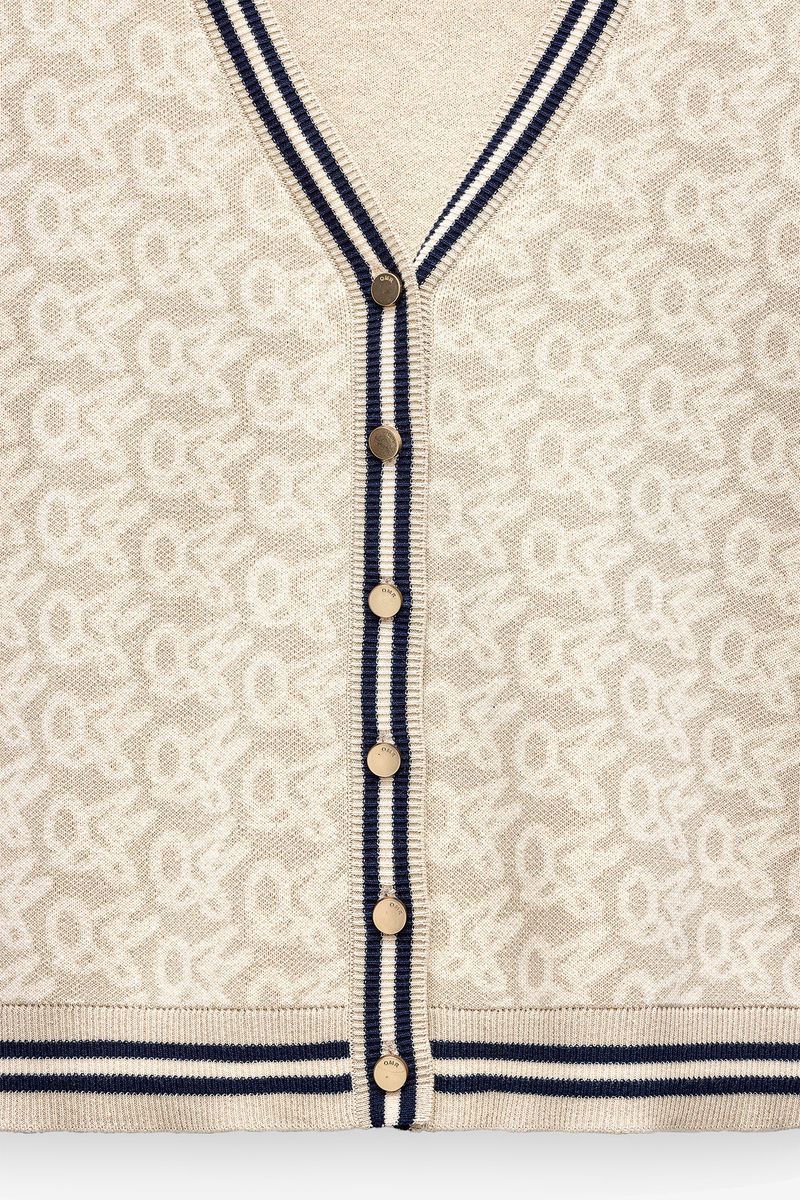 CASACO EM MALHA JACQUARD