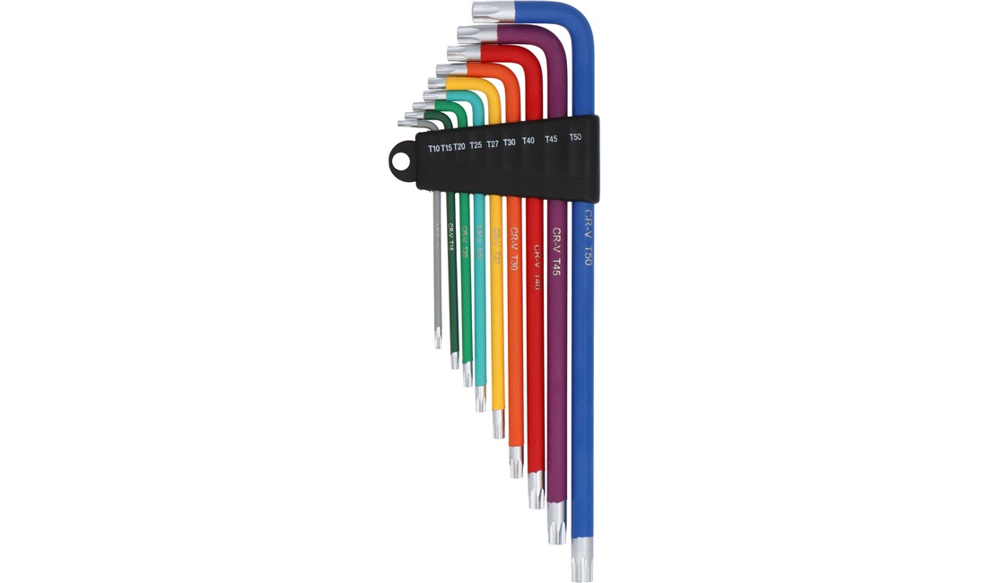 Torxsæt T10-T50 9 stk. Professionel