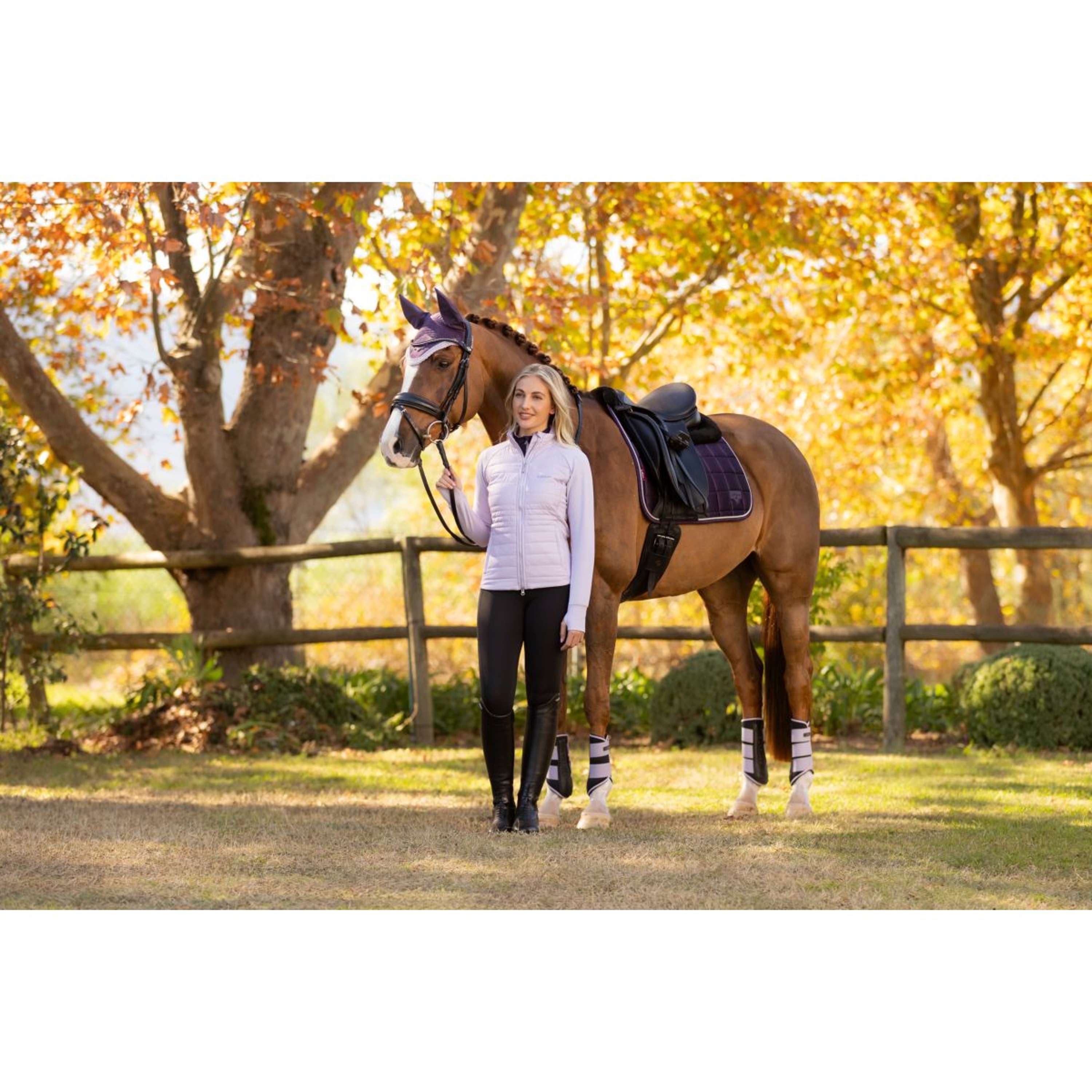 LeMieux Zadeldekje Merino Loire Classic Dressuur Juniper