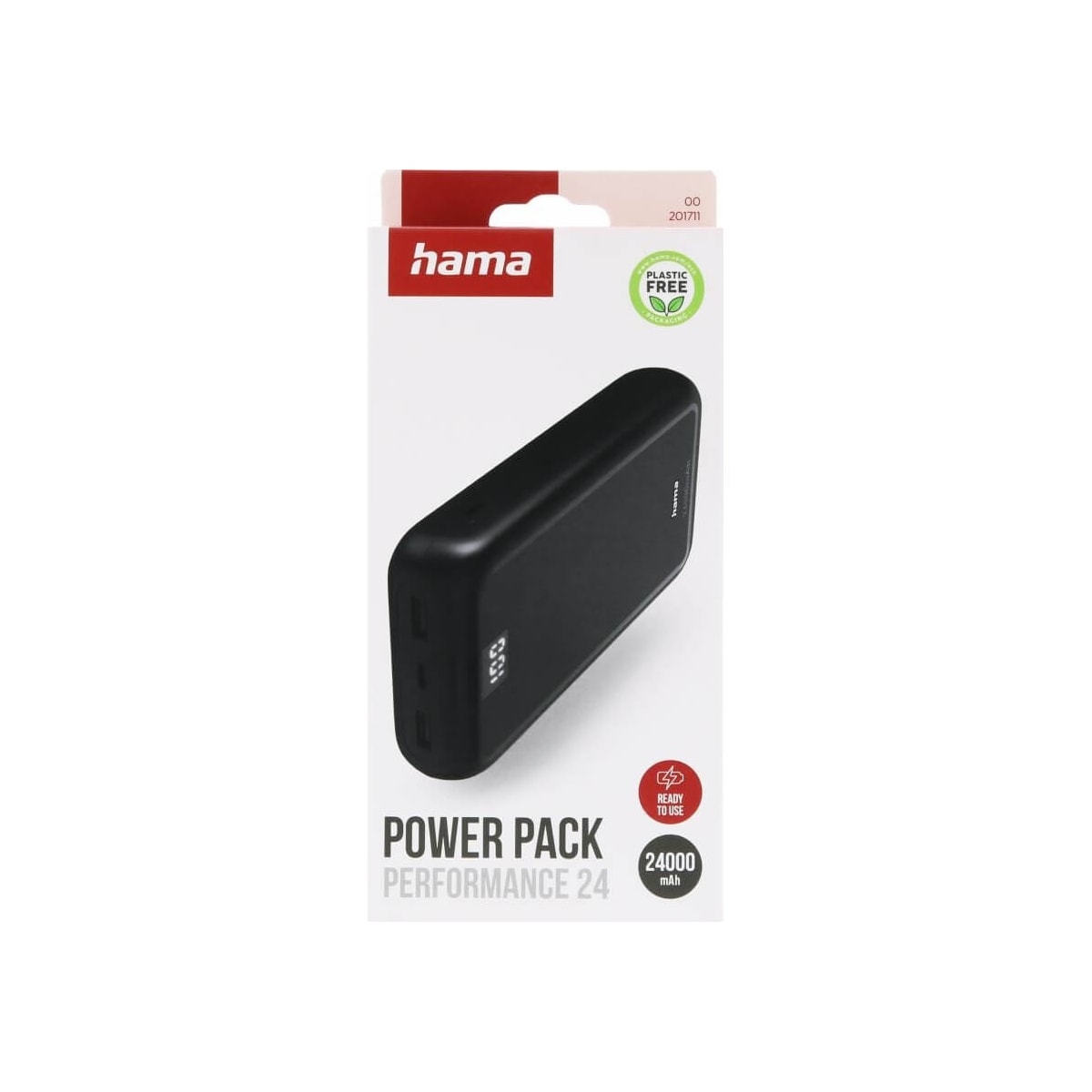 Hama Powerbank 24000mAh 2xUSB-A+1xUSB-C Anthracite