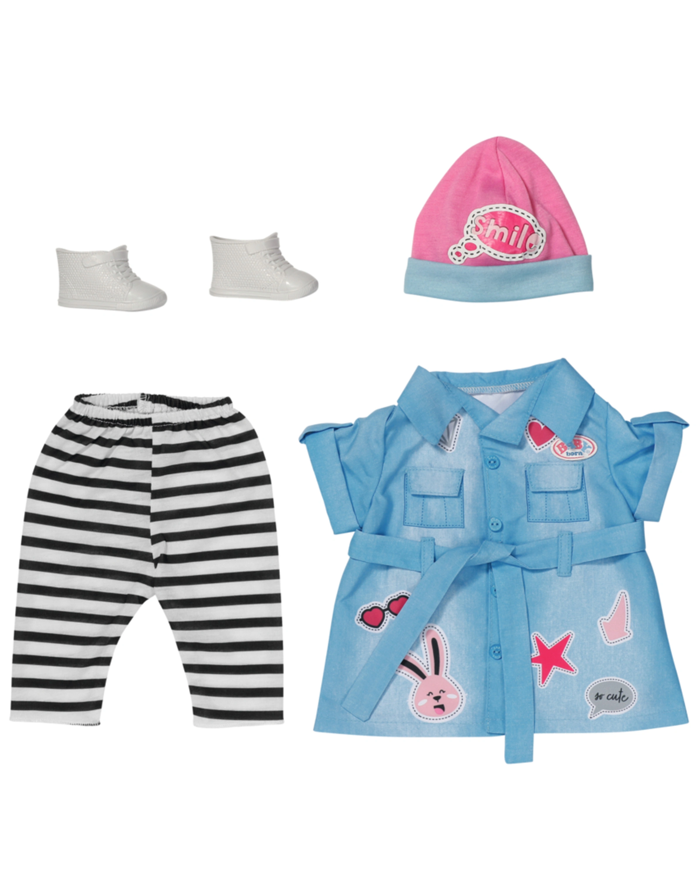 BABY born® Deluxe Jeans-Kleid 43cm