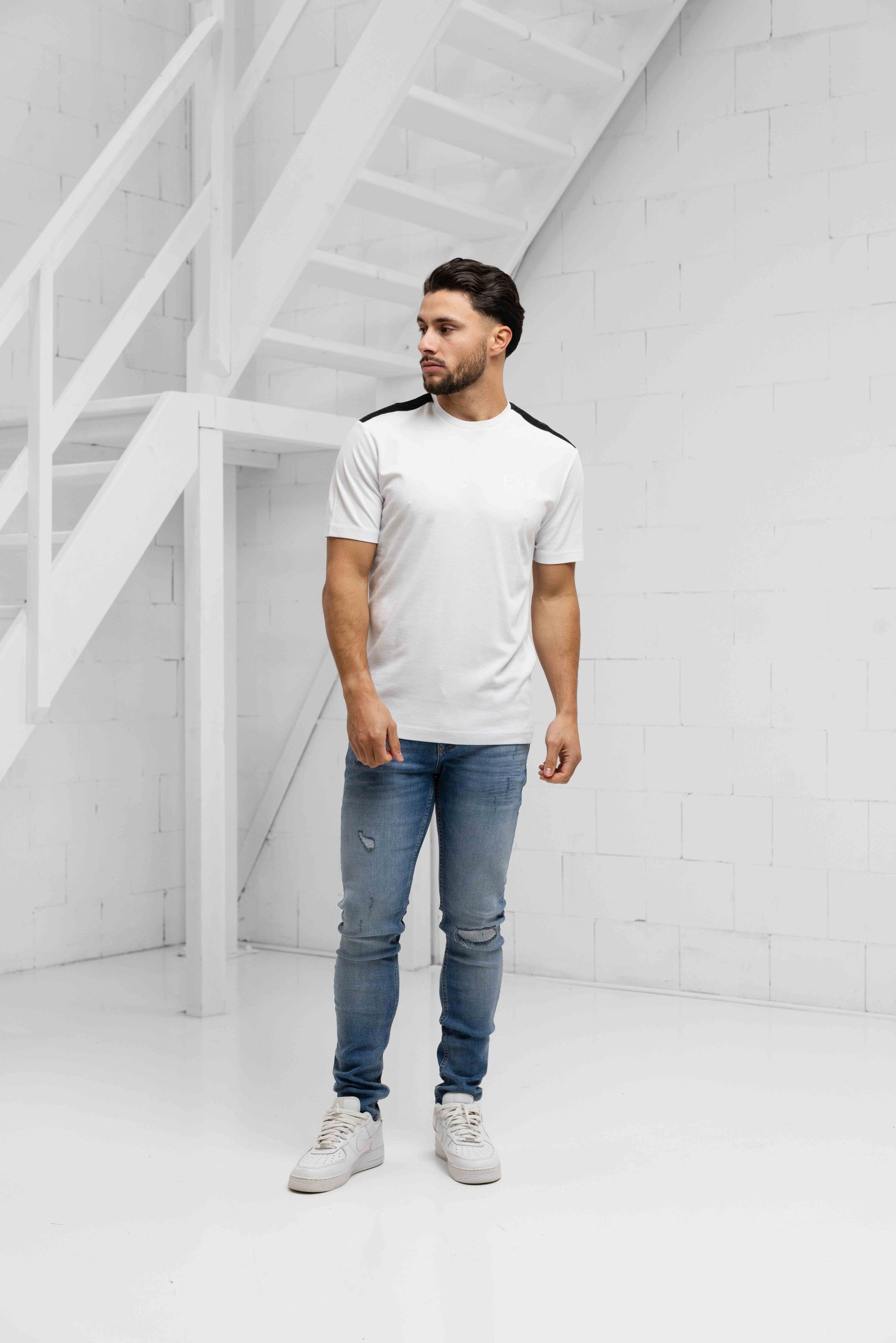 EA7 Emporio Armani 7M000299 T-Shirt Heren Wit