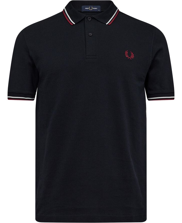 Fred Perry M3600 Nvy/swht/bntred