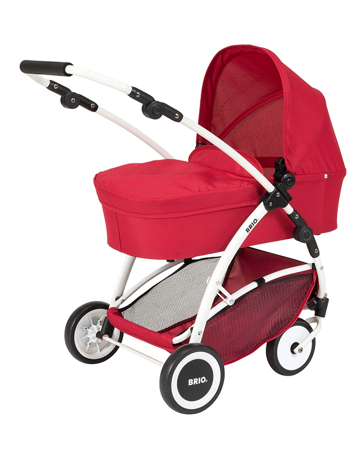 Puppenwagen SPIN faltbar in rot