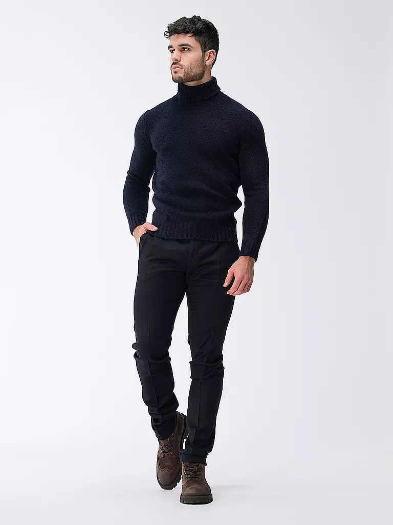 GRAN SASSO Rollkragenpullover  dunkelblau