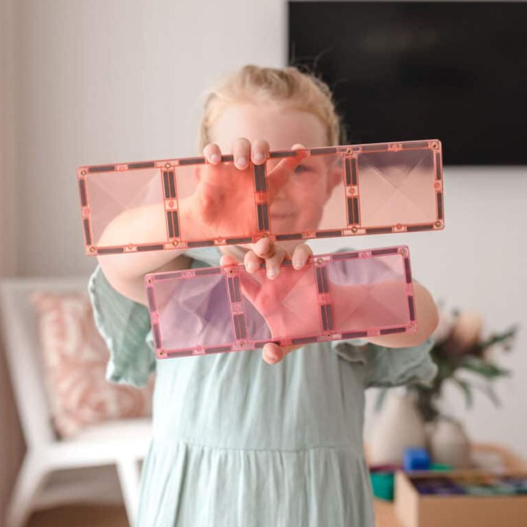 Connetix magnetische tegels rectangle pastel