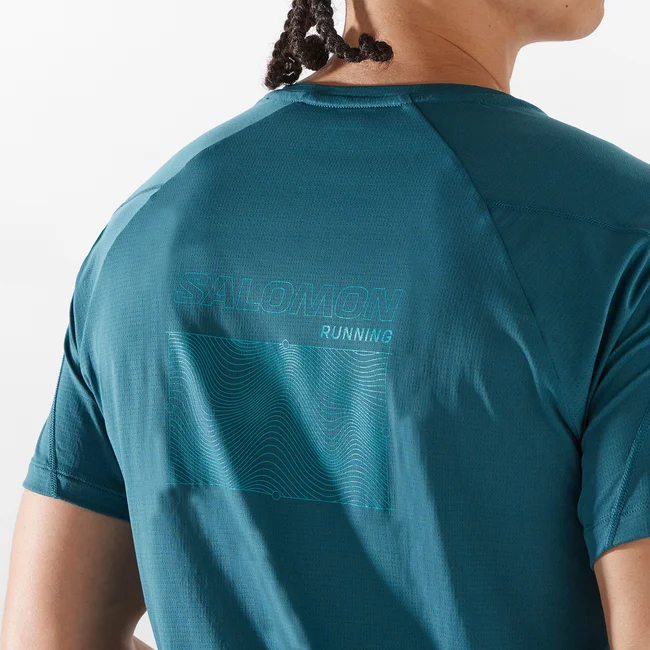 CROSS RUN GRAPHIC  Kurzarmshirt Herren