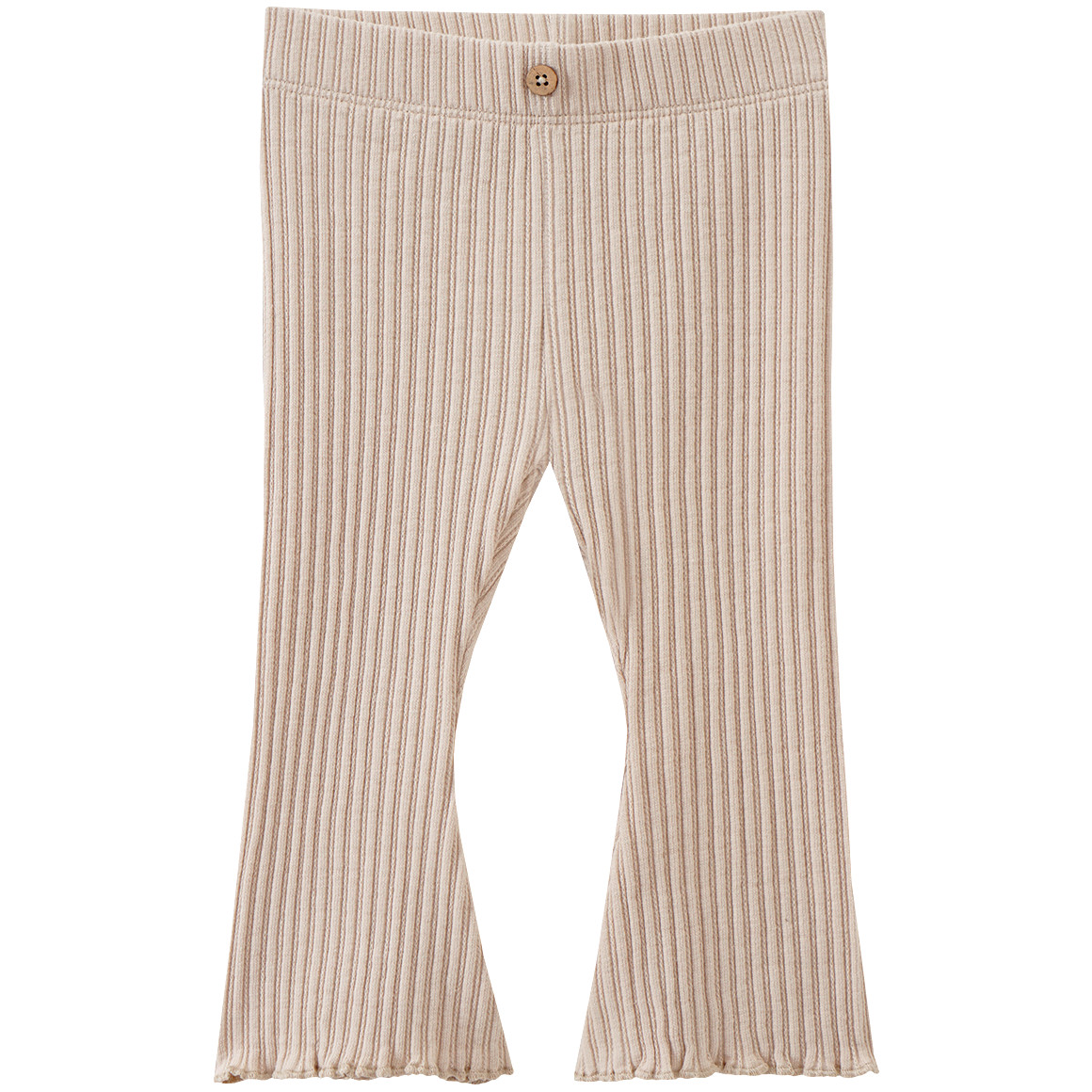 Topomini Baby Leggings mit Rippstruktur beige