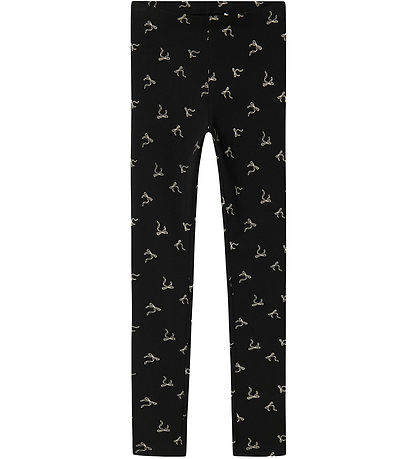 Name It Leggings - NkfVivian - Black/Bögen