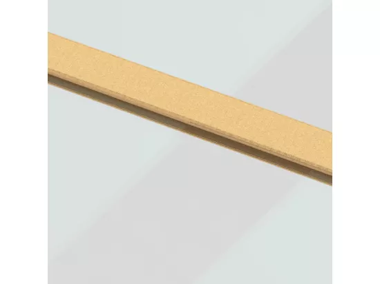 Porte coulissante doré 102,5x205cm verre ESG clair et aluminium