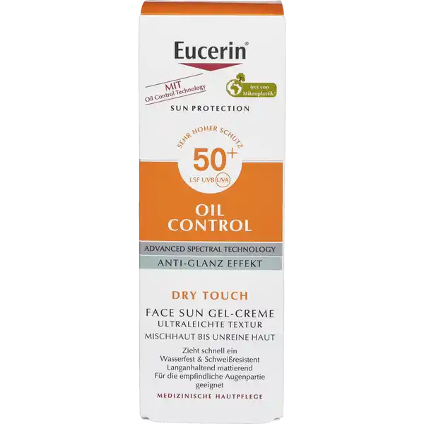 Oil Control Dry Touch Face Sun Gel-Creme LSF 50+