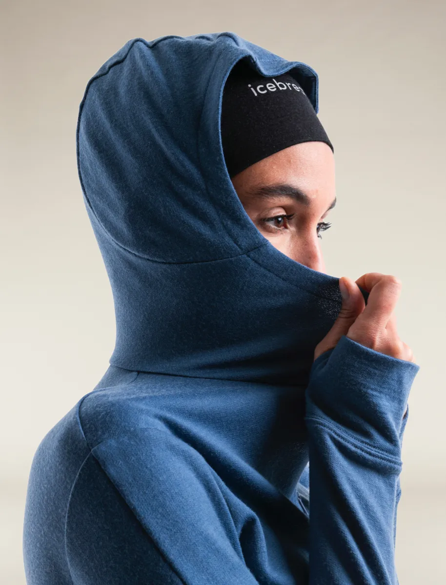 Icebreaker Women's Merino 260 Quantum Iv Longsleeve Zip Hoodie Dawn