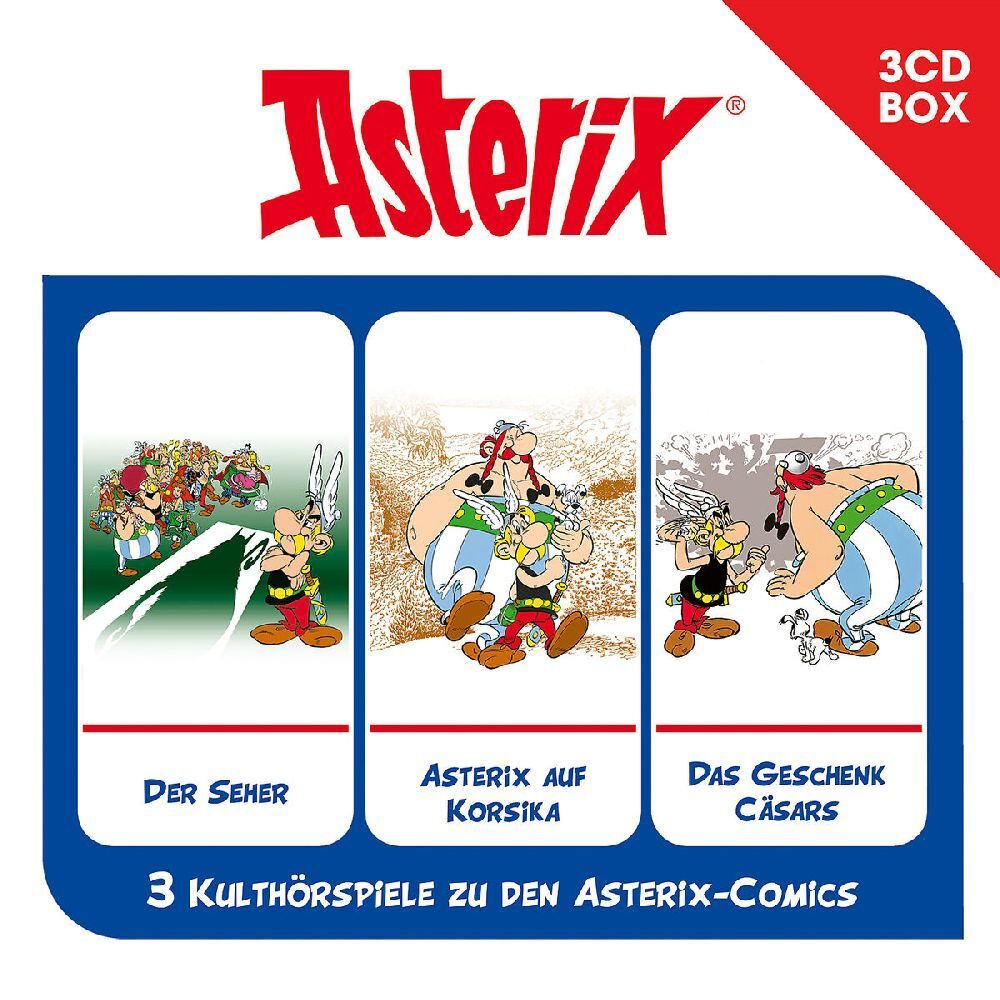 Asterix -3-CD-Hörspielbox.Vol.7,3 Audio-CD