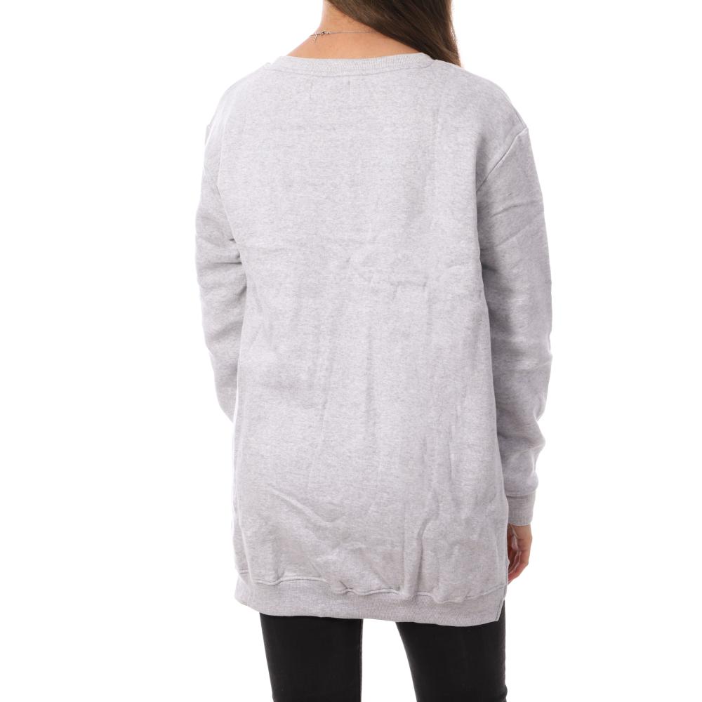 American College Sweat Long Gris Femme American College YR656