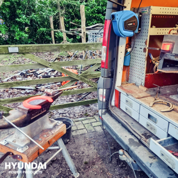Hyundai stroomhaspel 15m