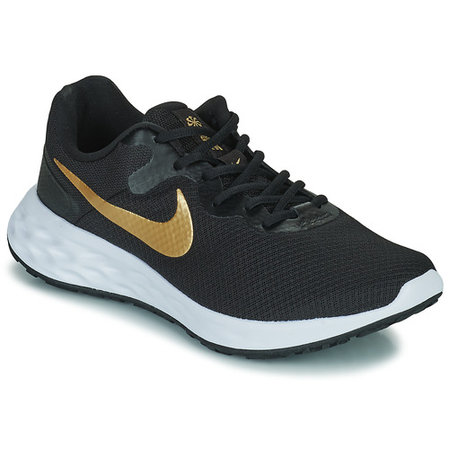Nike - NIKE REVOLUTION 6 NN - Noir / Doré